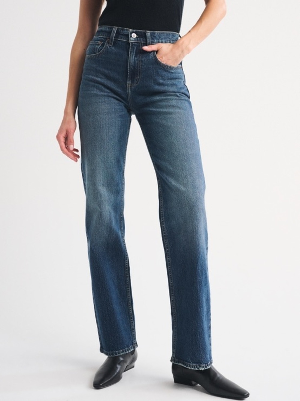 Abercrombie & Fitch The 90s High Rise Relaxed Jeans Curve Love